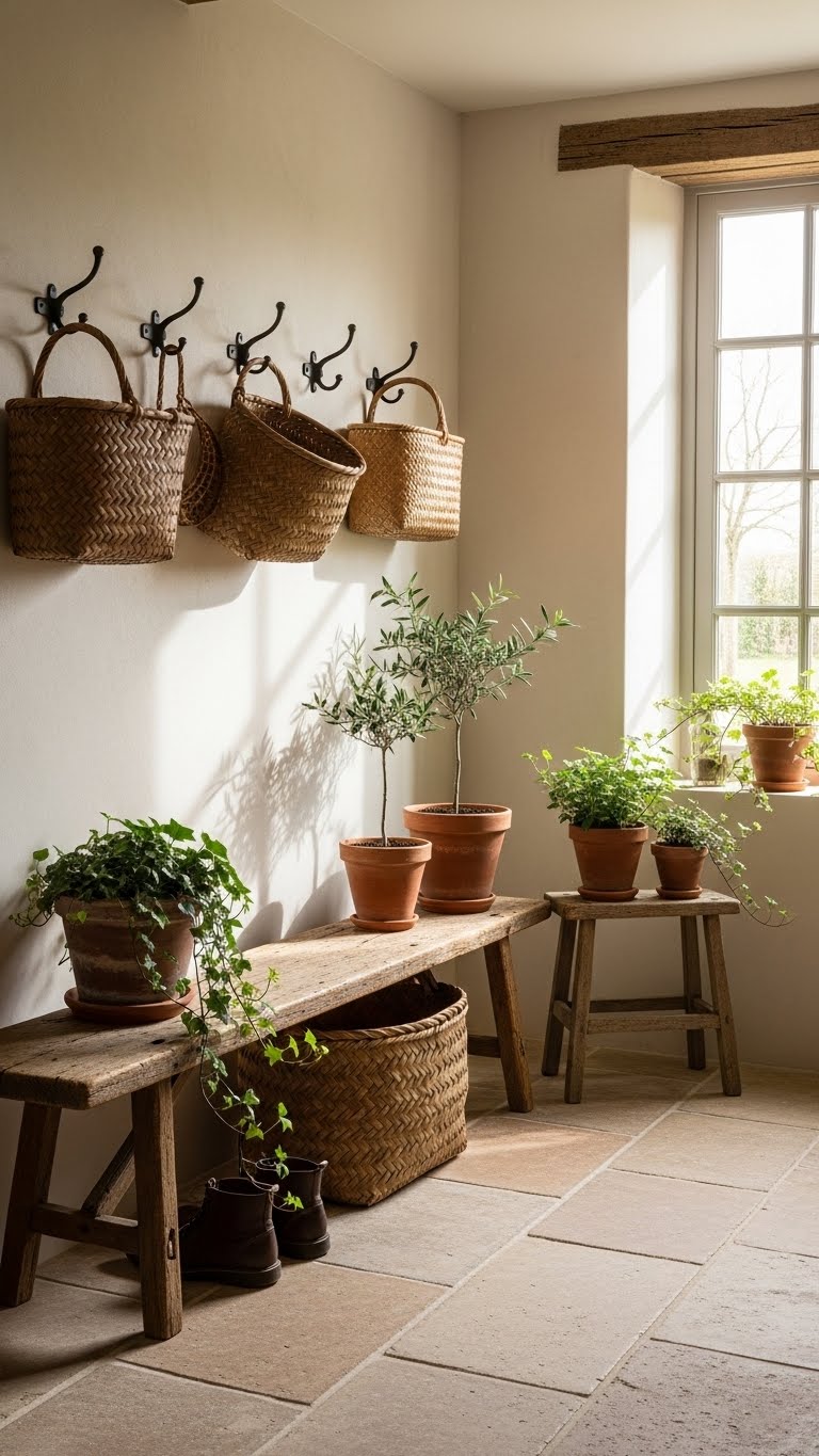 21 Rustic French Mudroom Ideas for Cozy Home Entrances